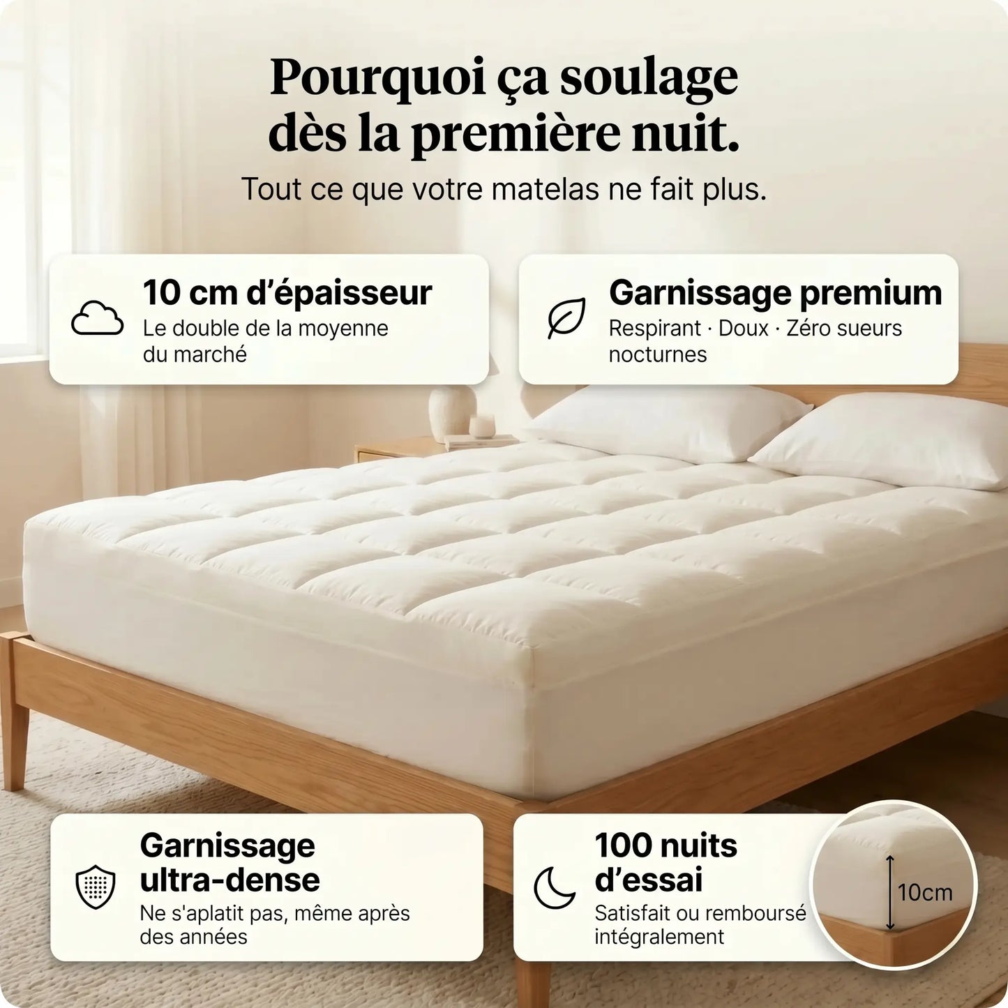 Surmatelas Signature